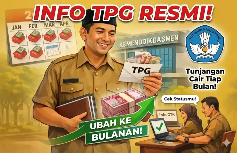Ilustrasi - Guru Wajib Tahu! Ini Jadwal Resmi Pencairan TPG 2026.