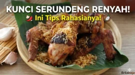 Ilustrasi - Cara Membuat Ayam Goreng Serundeng Gurih & Renyah Sempurna.