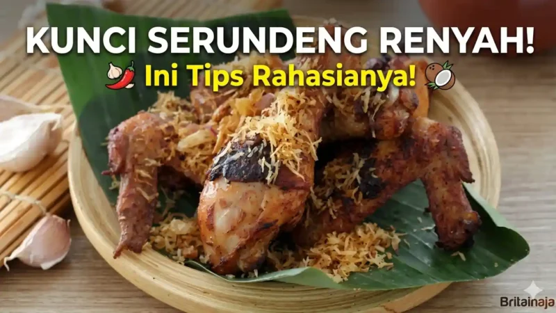 Ilustrasi - Cara Membuat Ayam Goreng Serundeng Gurih & Renyah Sempurna.