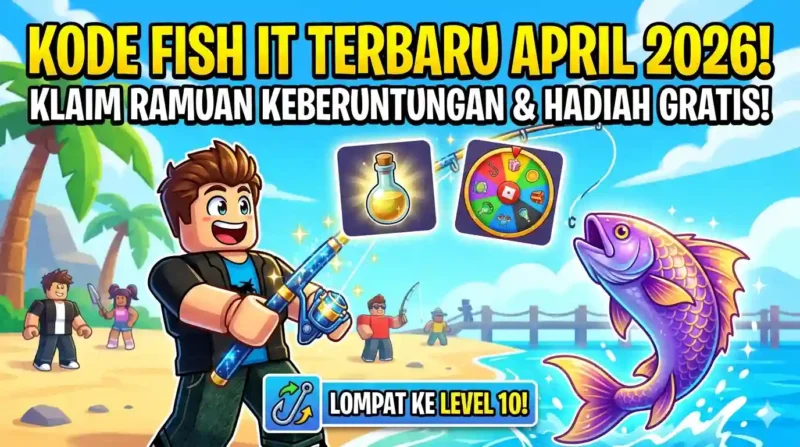 Ilustrasi - Kode Fish It April 2026. Gemini AI