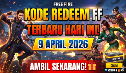 Kode Redeem FF Terbaru 9 April 2026