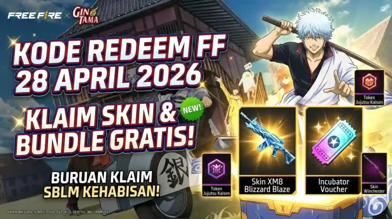Ilustrasi - Kode Redeem FF 28 April 2026.