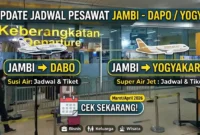 Ilustrasi - Jadwal & Harga Tiket Pesawat Jambi ke Dabo.