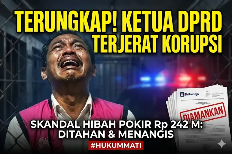 Ilustrasi - Ketua DPRD Magetan Menangis Saat Menuju Sel Tahanan Kasus Korupsi Rp242 Miliar.