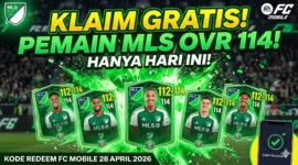 Ilustrasi - Kode Redeem FC Mobile 28 April 2026: Ambil Pemain MLS OVR 114 Gratis.