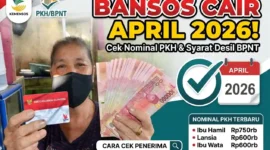Ilustrasi - Bansos PKH dan BPNT Cair April 2026: Cek Jadwal, Syarat Desil, dan Nominal Terbaru.