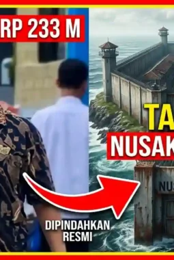 Asyik Nongkrong di Kedai Kopi, Napi Korupsi Rp233 Miliar “Dibuang” ke Nusakambangan