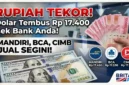 Ilustrasi - Rupiah Terus Melemah, Dolar AS Kini Tembus Rp 17.400 di Sejumlah Bank.