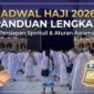 Ilustrasi - Jadwal Haji 2026: Panduan Lengkap Kegiatan & Aturan Asrama Haji.