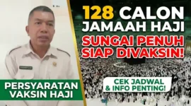 128 Calon Jamaah Haji Sungai Penuh Akan di Vaksinasi. 