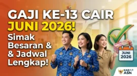 Ilustrasi - Gaji ke-13 ASN Cair Mulai Juni 2026. 