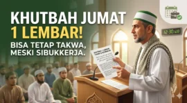 Ilustrasi Menjaga Hati di Tengah Hiruk Pikuk Dunia. Gemini AI