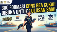 Ilustrasi Lowongan 300 Formasi Bea Cukai. Gemini AI