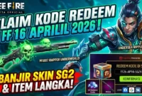 Ilustrasi Kode Redeem FF 16 April 2026. Gemini AI