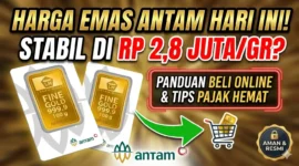 Ilustrasi - Harga Emas Antam Hari Ini, Jumat 24 April 2026.