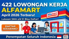 Ilustrasi - Alfamart Buka 422 Lowongan Kerja April 2026.