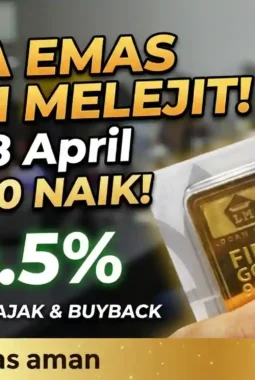 Harga Emas Antam Melonjak Lagi! Cek Rincian Terbaru Sabtu 18 April 2026