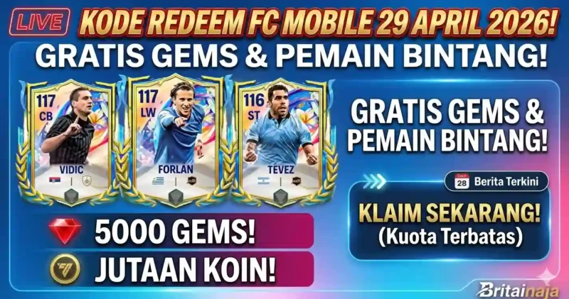 Ilustrasi - Kode Redeem FC Mobile 29 April 2026.