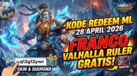 Ilustrasi - Kode Redeem ML 28 April 2026: Skin Franco Valhalla Ruler Menantimu.