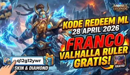 Klaim Kode Redeem ML 28 April 2026: Skin Franco Valhalla Ruler Menantimu