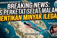 Pada titik tersempitnya di dekat Singapura, Selat Malaka hanya memiliki lebar sekitar 2,8 kilometer. (BBC INDONESIA)