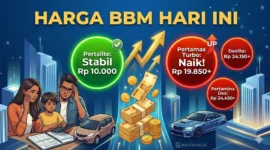 Ilustrasi _- Update Harga BBM Hari Ini.