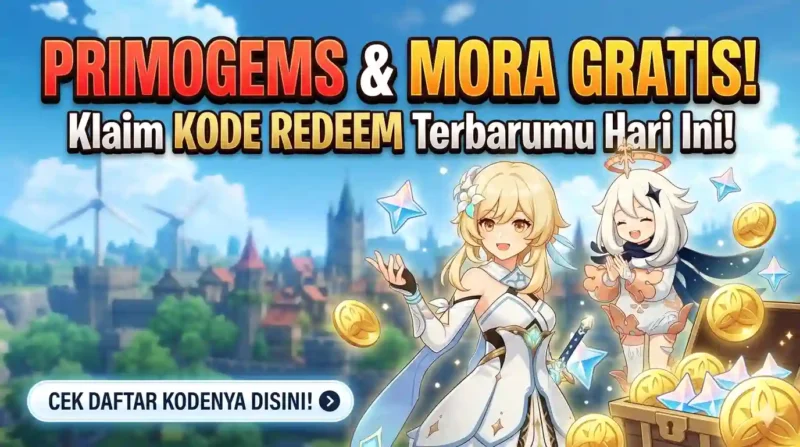 Ilustrasi Kode Redeem Genshin Impact 6 April 2026. Gemini AI