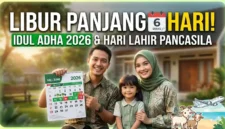 Ilustrasi - Siap-Siap Mudik! Intip Jadwal Libur Panjang 6 Hari Idul Adha 2026.