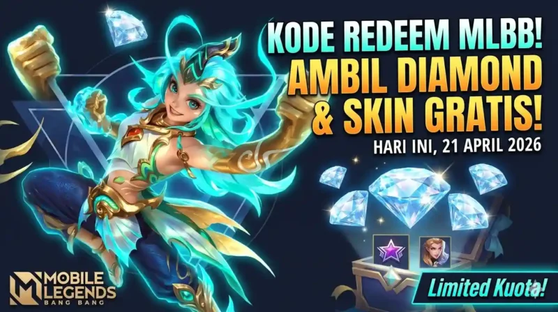 Ilustrasi - Kode Redeem MLBB Terbaru Selasa 21 April 2026.