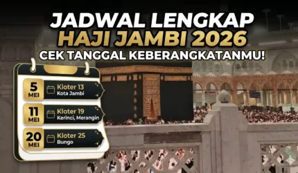 Jadwal Keberangkatan Haji Jambi 2026 untuk Seluruh Kabupaten/Kota
