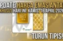 Ilustrasi - Harga Emas Antam Hari Ini Turun Tipis. Gemini AI
