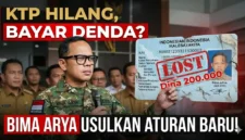 Ilustrasi - Wamendagri Bima Arya, KTP Hilang Bakal Kena Denda.