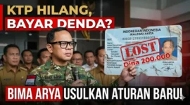 Ilustrasi - Wamendagri Bima Arya, KTP Hilang Bakal Kena Denda.