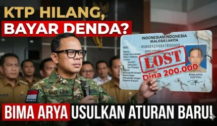 KTP Hilang Bakal Kena Denda? Simak Alasan Wamendagri Bima Arya