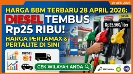 Ilustrasi - Harga BBM Terbaru 28 April 2026: Jenis Diesel Tembus Rp25 Ribu.