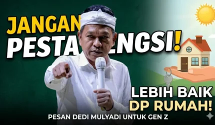 Dedi Mulyadi Ajak Gen Z Memprioritaskan DP Rumah Daripada Pesta Mewah