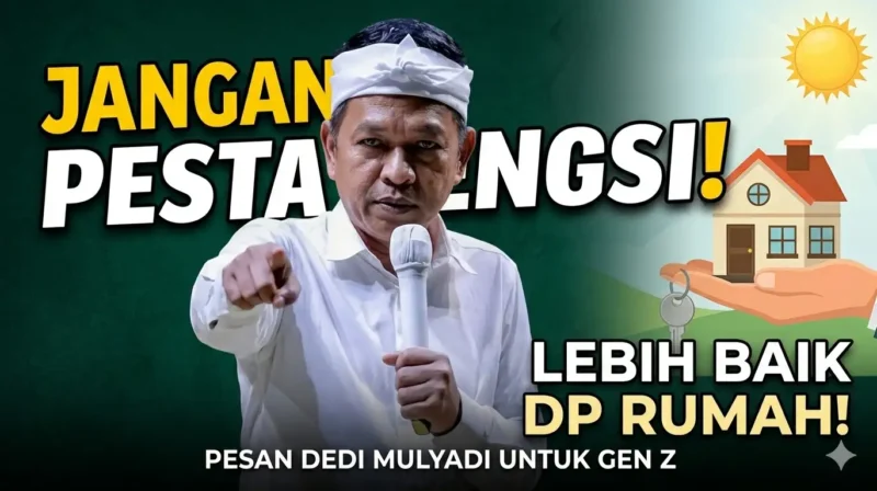 Ilustrasi Dedi Mulyadi Ajak Gen Z Memprioritaskan DP Rumah Daripada Pesta Mewah. 