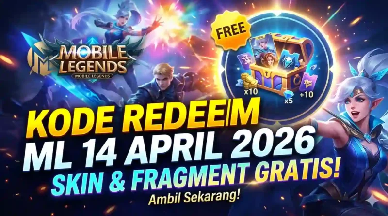Ilustrasi Kode Redeem ML Terbaru 14 April 2026. Gemini AI