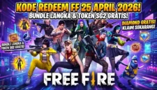 Ilustrasi - Kode Redeem FF 25 April 2026.