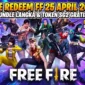 Ilustrasi - Kode Redeem FF 25 April 2026.