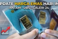 Ilustrasi - Harga Emas Hari Ini 25 April 2026.