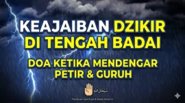 Ilustrasi -Tenangkan Hati Saat Petir Menyambar, Amalkan Doa dan Dzikir Ini.