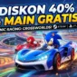 Ilustrasi - Borong Diskon 40% Sonic Racing CrossWorlds & Main Gratis di Steam.