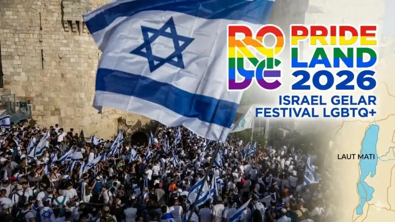 Israel Siapkan 'Pride Land', Festival LGBTQ+. Foto: (AFP via Getty Images/GIL COHEN-MAGEN)