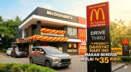 Ilustrasi - Hanya Hari Ini! Rayakan Ultah ke-35 McD dengan Paket Hemat Mulai Rp35 Ribu.