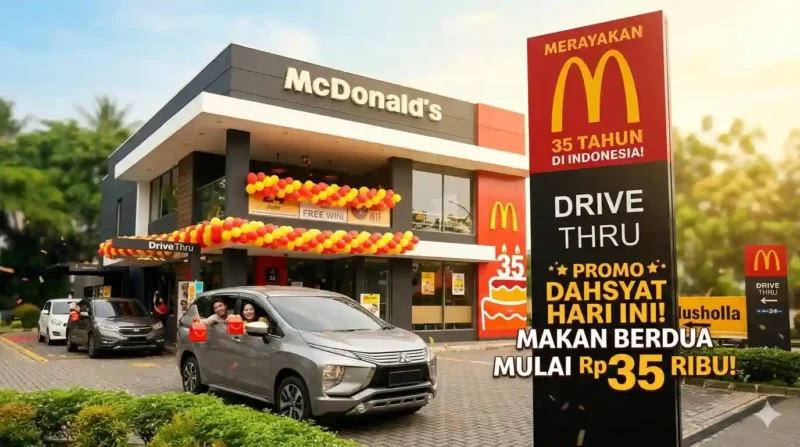 Ilustrasi - Hanya Hari Ini! Rayakan Ultah ke-35 McD dengan Paket Hemat Mulai Rp35 Ribu.