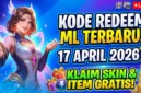 Ilustrasi - Kode Redeem ML 17 April 2026. Gemini AI