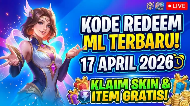 Ilustrasi - Kode Redeem ML 17 April 2026. Gemini AI