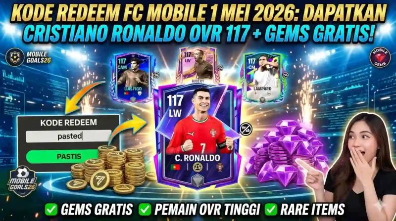 Ilustrasi - Kode Redeem FC Mobile Terbaru 1 Mei 2026.
