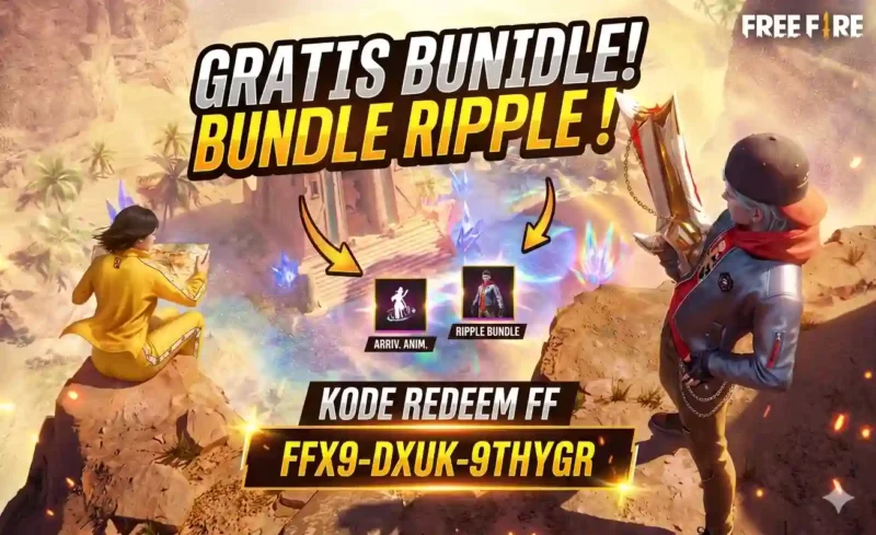 Ilustrasi Kode Redeem FF 17 April 2026. Gemini AI